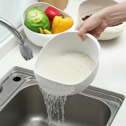 Rice strainer with better lighting